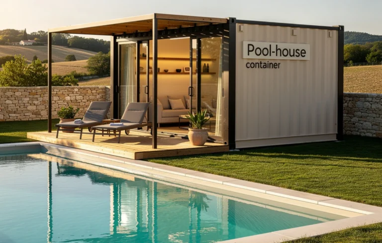 Pool-house container : une alternative tendance et économique pour votre jardin dans le Tarn